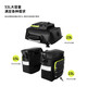 Bicycle pack bags with extra large capacity station wagon waterproof shelf bag long-distance riding three-in-one camel bag YA675 black three-in-one [three sets]
