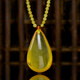 Jiale beeswax pendant for women natural amber non-optimized pendant with shape beeswax pendant one thing one certificate authentic birthday gift