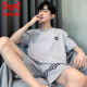 Cat Man (Miiow) pijama para hombres para hombres en verano de algodón puro de manga pura verano delgado 2025 ropa casera de gran tamaño de niños nuevos HDE-9930 4xl hombres