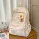 Sac à dos pour les femmes de nouveau sac école au collège de style coréen pour femmes Junior High School Canvas Sac décontracté de voyage polyvalent sac à dos rose foncé