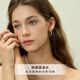 Arsis correspond librement aux boucles d'oreilles des boucles d'oreilles qui coulent pour les femmes de conception d'oreilles originales pour offrir aux cadeaux de petite amie en argent grande taille
