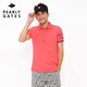 PEARLY GATES高尔夫夏季男士PG新款短袖T恤POLO衫休闲时尚golf透气运动上衣 白色053-4260701-030 M