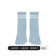 Duweck yoga socks five-finger split-toe professional non-slip sports Pilates mid-length indoor fitness sports socks sky blue