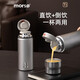 
For healthy life, Pang Donglai Pure titanium thermos cup tea separation and health care double-layer titanium cup titanium crystal braised tea brewed tea. Use it with peace of mind and confidence. Purple-red 450ml