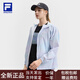 斐乐（FILA）女士梭织外套2025夏新款健身运动满印防晒连帽上衣 满印一-ZA M 165/84A