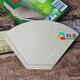 ZBW coffee filter paper No. 4 coffee filter paper drip coffee pot filter paper American coffee machine filter paper 1X2 white 5 boxes for 4-6 cups