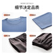 Langsha 2025 new men's pure cotton pajamas in spring and autumn round neck long sleeves trousers large size youth cotton home clothing set LS-11932 men [100% pure cotton] L [Suggested 100-120 Jin [Jin equals 0.5 kg]]