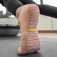 Laura Star 1023 women's five-finger shoes indoor fitness sports yoga Pilates soft sole non-slip dance training pink natural foot feel丨anti-slip texture丨open 36