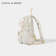 
CinvaiKrose official small c/k high-quality plush lamb backpack for women 2025 new lightweight student backpack birthday gift Rainbow white-CK schoolbag sends girls' girlfriend to heart