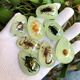 DL 1998 Fat Donglai same model luminous amber real insect specimens children's excavation archaeological blind box pendant accessories resin accessories luminous scorpion 50mm 20-