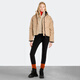 Canada Goose Grandview Damen Black Label Kurzdown Jacke Big Goose Down Jacke 2266wb 1483 Desert Color L.