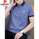 Pierre Cardin Ice Silk Cotton T-shirt à manches courtes Men Top Top Top Men's Aweet Polo. chemise demi-manches jeunes d'été Nouveau style 2025 679 blanc m