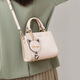 CALVIAKRIM2025 new four-season women's crossbody shoulder bag light luxury versatile high-end fashion trendy leather bag handbag beige white