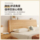 Meilin Xiaozhu solid wood bed pure solid wood 1.5 meters single bed log style master bedroom double bed log single bed 1500mm*2000mm
