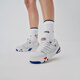 Kswiss [Même style pour le spectacle] Chaussures sportives pour hommes et chaussures pour femmes chaussures à bas à haut décontractées en cuir rétro SI-18 SLAM 8381 9275-202 Asparagus blanc / pur noir et le même style des femmes 37 est petite, recommandée pour prendre une taille plus grande