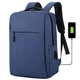 Backpack usb charging men's computer bag large capacity casual business laptop backpack schoolbag black