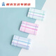 414 serviettes Shanghai Zhongpai Cuizhong Color les bandes de couleur sont des couleurs coton coton purement absorbant Face Serviette douce Boule domestique 12250 bandes 1225 vert + rose 0 0g 78x34cm