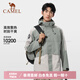 
CAMEL [Panda Series] Camel outdoor vinyl sun protection jacket for men and women spring windproof rainproof jacket Phantom black/glacial gray, same style for men and women girls S