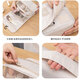 Neue Art des tragbaren Haken -Make -up -Bags mit tragbarem Twill -Waschbeutel großer Kapazität wasserdichtes Aufbewahrungsbeutel Beige Hook Make -up -Beutel