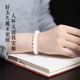 Hongliangyuan Selected Hetian Jade Loose Bead Bracelet Genuine Clear Water Beads White Jade Bracelet Old Type Bucket Beads Men's and Women's Accessories with Beads Deep Clear Water Hetian Jade-9*10MM*1