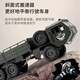 Shantoulin Village large electric remote control vehicle Dongfeng No. 9 transport truck 2.4G six-wheel drive simulated off-road army card children's toy Dongfeng No. 9 six-wheel drive 2 pieces for remote control + screwdriver