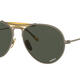 雷朋（RayBan）太阳镜 轻质舒适时尚潮流男女同款金属框飞行员墨镜 RB8063 9207P1 Demi Gloss Antique 55-16-140