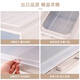 TLXT storage cabinet drawer wardrobe storage artifact household clothes storage cabinet plastic transparent clothing storage box export model 3523 depth 47* width 35* height 23 beige shell affordable single package