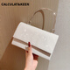 Calculat/scharfe neue silberweiß-Nachtclub DJ Handtasche Arbeitstasche K Song Foot Technician Handtasche Kleider Chinesisch Valentinstag Geschenktasche Golden_ Glitter Material