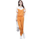 啄木鸟冰丝短袖时尚休闲运动服套装女2025夏季新款显瘦跑步服时尚两件套 【1389】白色 2XL【建议126-138斤】