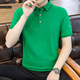 FJLT light luxury high-end brand polo shirt men's T-shirt in summer new fashion short-sleeved lapel business breathable top F6628 (black) M (recommended 90-115 Jin [Jin equals 0.5 kg])