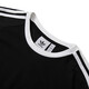 Adidas Clover Men's Top 2025 Spring Nouvelle mode T-shirt à manches longues décontractées en noir et blanc