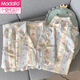 Pajamas modal pour les femmes en été 2025 Nouveau pantalon à manches courtes à trois pièces Cotton Coton à trois pièces Coton Coton 5155 [Shorts] XL [120-140Jin [Jin est égal à 0,5 kg], assurance maritime]