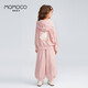 Mamimaca Momoco Ensemble pour enfants Girls d'automne Vêtements pour enfants Vêtements Sweathirt Sweathirt Sweater Pull Pull Pull Pull Pull Pink Pink 130 Pinche