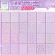 Shuxing Mini Little Bird GA Autocollant 2000+ TICKETS Autocollant pour enfants Toys et filles High-Pretty DIY Nail Autocollant à main Not