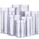 Haosikepu aluminum foil sealed bag food sealed bag tea bag ziplock bag sampling milk powder snack packaging bag cat food repackaging self-standing repacking bag 23*35+5cm (10 pieces)