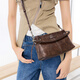CHARLES&KEITH25秋季新品复古简约手提小方包斜挎包CK2-50671788 Distressed Coffee咖啡色 S