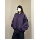 Digada 2025 American Street Retro Broidered Baseball Coton Veste Men and Women Brand Trendy Short Wide Flight Clamp Cotton Veste Zyf-687 Kaki régulier L