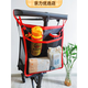 Wanya es adecuada para la bolsa de almacenamiento de almacenamiento de cochecito Xiaohuzi Bolsa de almacenamiento colgante de la herramienta para caminar por la red de almacenamiento de la red T18 Black Dual-Deuse Summer Cushion Winter Anti-Hunchback