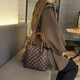 [Leichter Luxus und vielseitig] Neue Frühlings- und Sommerklassiker mit großer Kapazität Bag Crossbody-Umhängetasche Vielseitige Handtasche für Frauen Khaki [große Größe]