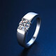 Diamond ring pt950 platinum diamond ring 18k ring platinum proposal couple ring men and women ring gift for girlfriend light luxury model hand in hand men's ring default living mouth can be adjusted in size