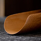 Wen Yijia carbonized semi-circular bamboo tube tea cup bamboo tea spoon teaspoon tea shovel appreciation tea lotus tea tea ceremony accessories wake-up tea tea set large carbonized semi-circular bamboo tube tea cup