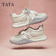 他她（TATA）厚底休闲阿甘鞋女鞋2025春秋CM702CM5 米色 38
