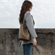 RABEANCO/Ver Demi Eimer -Tasche für Frauen große Kapazität Umhängetasche Muttertasche Nische Crossbody Pendlertasche Olivengrün
