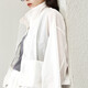 
MIXBLUMixBlu25 summer new casual loose comfortable stand collar thin jacket Black M