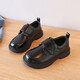 Huili (Guerrero) Zapatos de día para niños zapatos de cuero negro Rendimiento Mary Jane Zapatos Single Shoes WPD (WZ) -0218 Negro 32