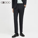 G2000 Men's Wear New Shopping Mall Suit Suit 2025 Autumn and Winter Business Commuting Formal Suit Suit Pants Carbon Black/98/Suit 48