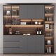 Yu Mengxindi sideboard integrated with high wall cabinets, light luxury home living room wine cabinets, dining room tea cabinets, kitchen storage sideboards, style 15280 long delivery to home + installation
