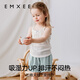 嫚熙（EMXEE）童装莫代尔背心吊带儿童短裤女宝套装女童薄款婴儿无袖T恤夏 莓好时光（裤子） 100 【2-3岁】