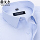 Magasin phare de Yager Store Men à manches courtes pour hommes à manches courtes pour les affaires d'été et la chemise à rayures à rayures d'âge moyen sans-rides DX6628 45 Recommandé 195-210jin [Jin est égal à 0,5 kg]]]