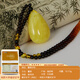 Famous family natural beeswax pendant for men and women, amber pendant, Baltic Sea unoptimized jewelry accessories, birthday gift